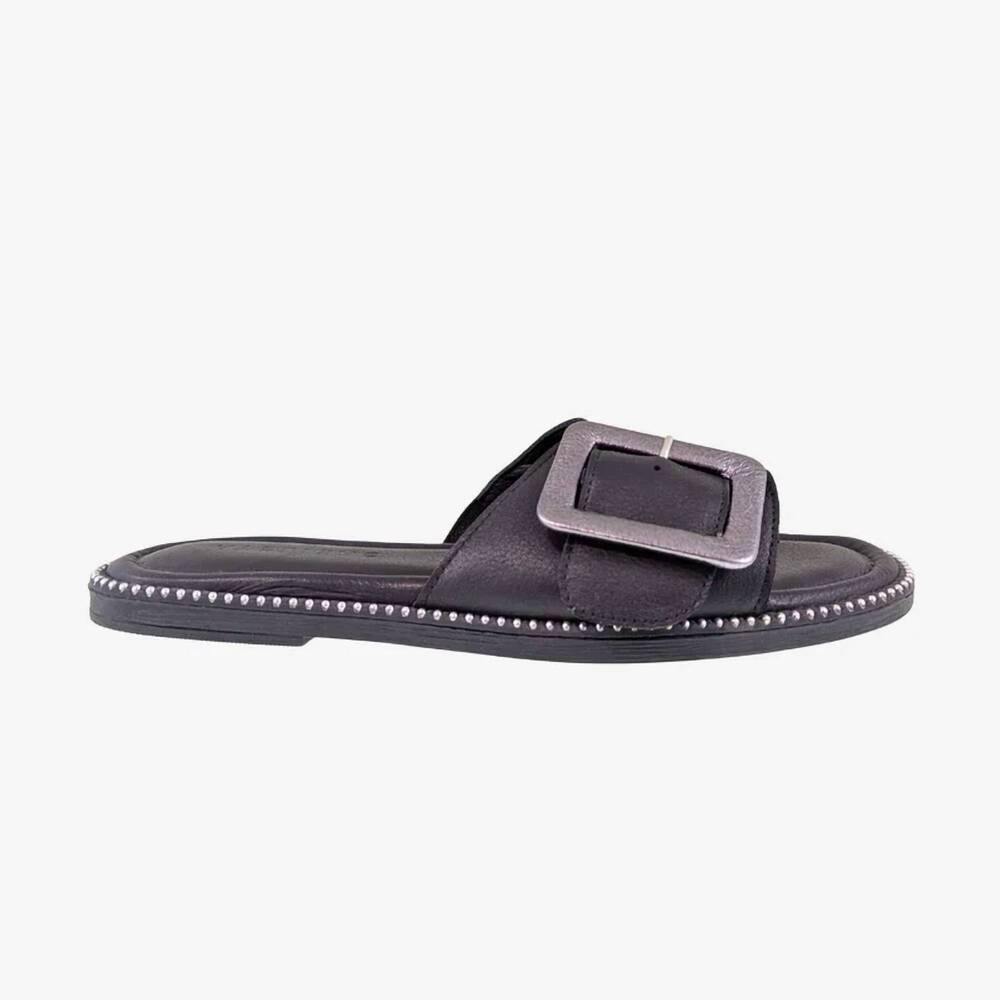 NEW ATELIERS women's bryce slide sandal in black
